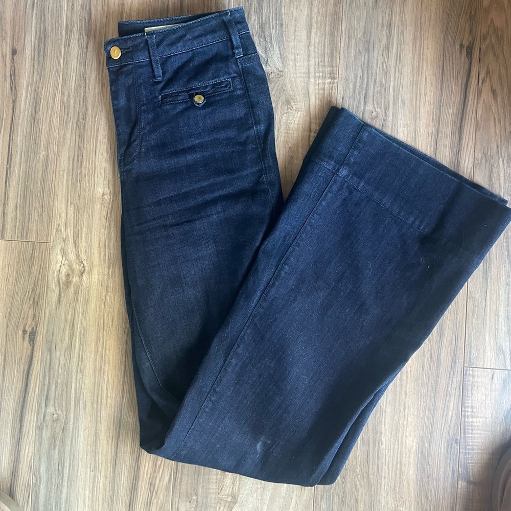 Pilcro by Anthropologie Dark Blue Women's Trouser Jean. Size 27